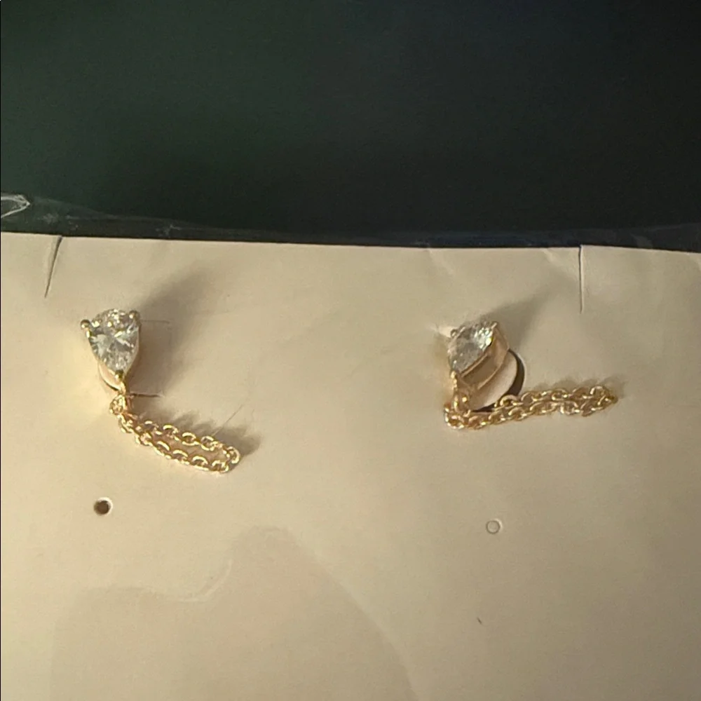 Dewdrop Chain Studs - Picture 4 of 4